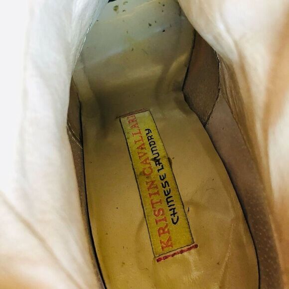 Chinese Laundry by Kristin Cavallari Grey Leather Liam Peep Toe Bootie - Picture 13 of 15